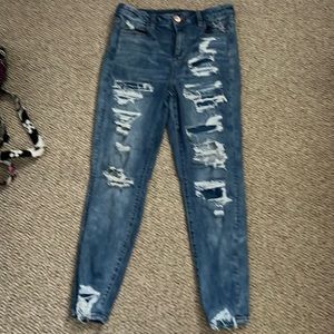 Womens 10 short American eagle jeggings